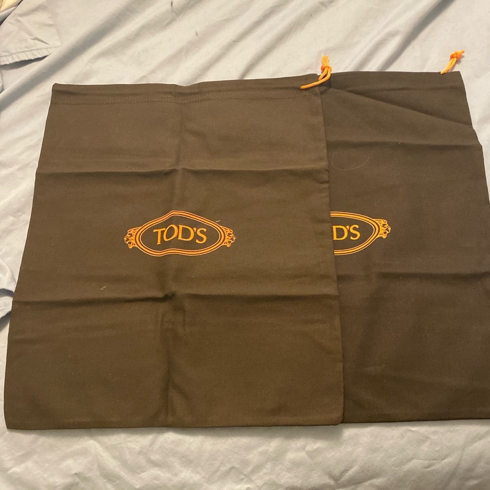 * Brand New 2 Tod’s Shoe Dust Bags 12 x 15 *
